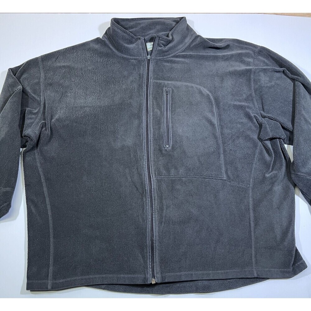 Horny Toad Grey Full Zip Fleece Lightweight Soft Jacket Men's Size XL - Picture 4 of 11